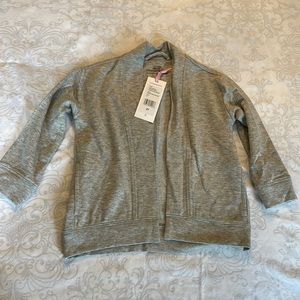 NWT Girls Super soft Vineyard Vines Dreamcloth Open Cardigan - 2T, Heather gray